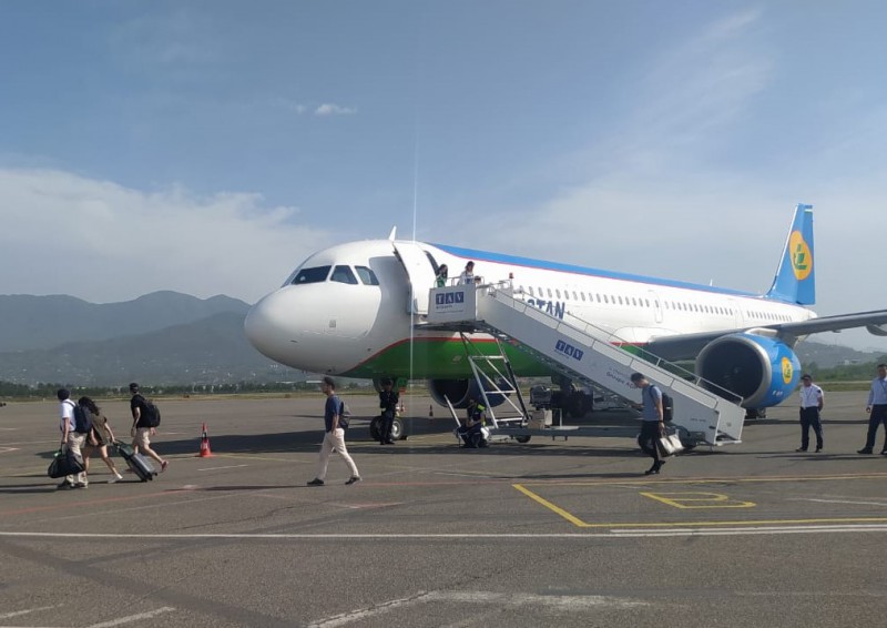 Uzbekistan Airways-მა ტაშკენტი-ბათუმის მიმართულებით ფრენა დაიწყო
