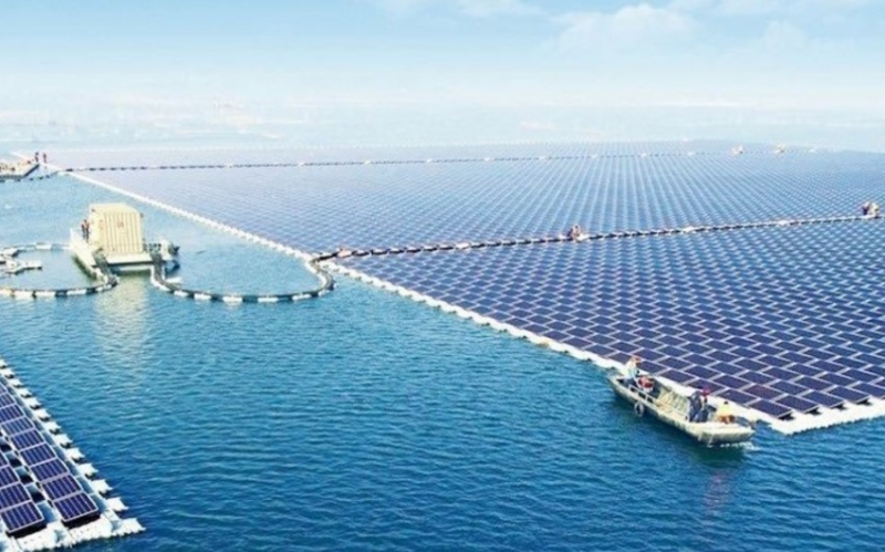 ჩინეთი მსოფლიოში ყველაზე დიდ მცურავ მზის ელექტროსადგურს აშენებს