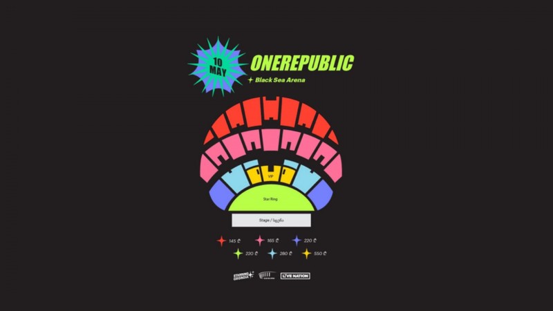 OneRepublic კონცერტზე დასასწრები ბილეთების გაყიდვა დაიწყო