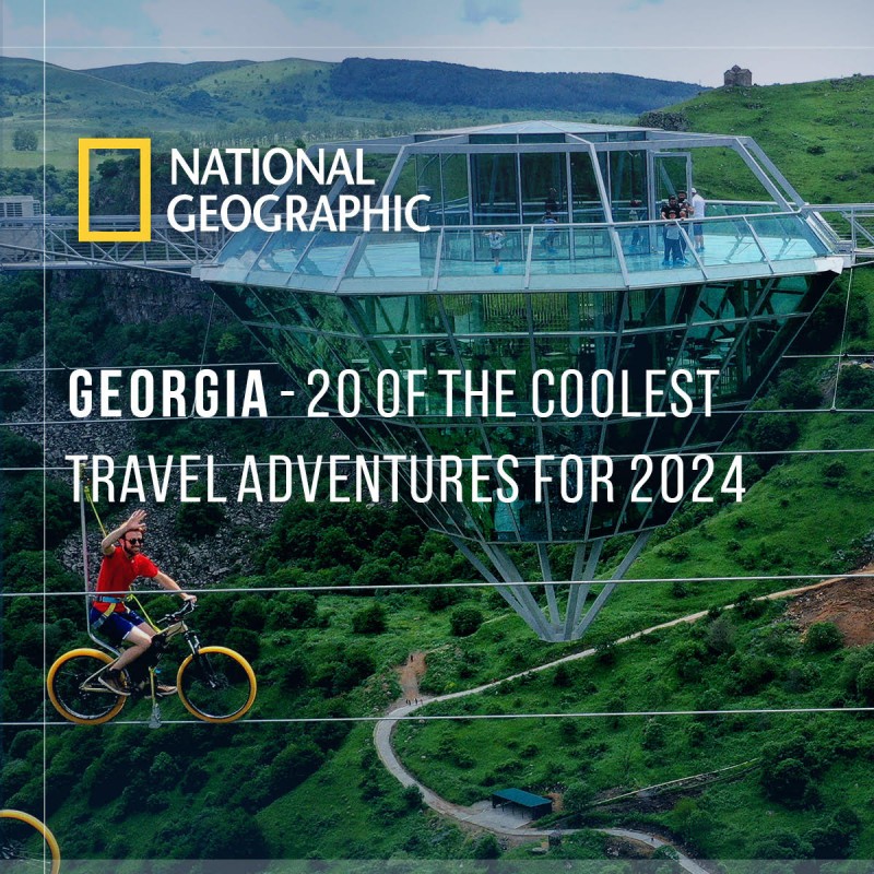 საქართველო National Geographic-ის 2024 წლის სამოგზაურო სიაში