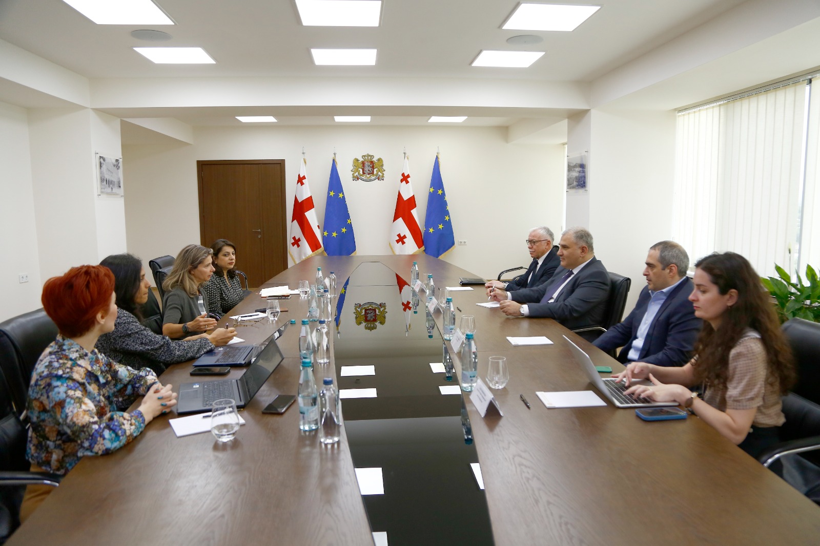 მიხეილ სარჯველაძე აზიის განვითარების ბანკის (ADB) წარმომადგენლებს შეხვდა