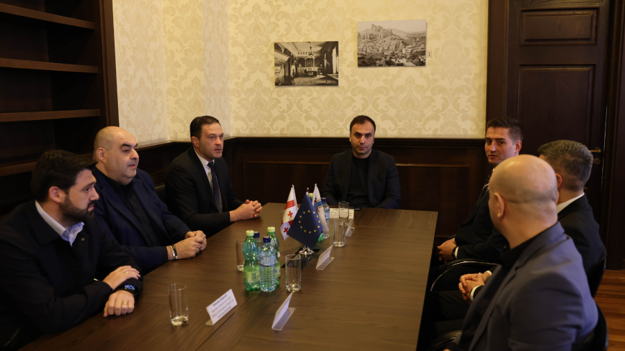 თბილისის საკრებულოში მინი-ფეხბურთის მსოფლიო და ევროპის ფედერაციების დელეგაციას უმასპინძლეს