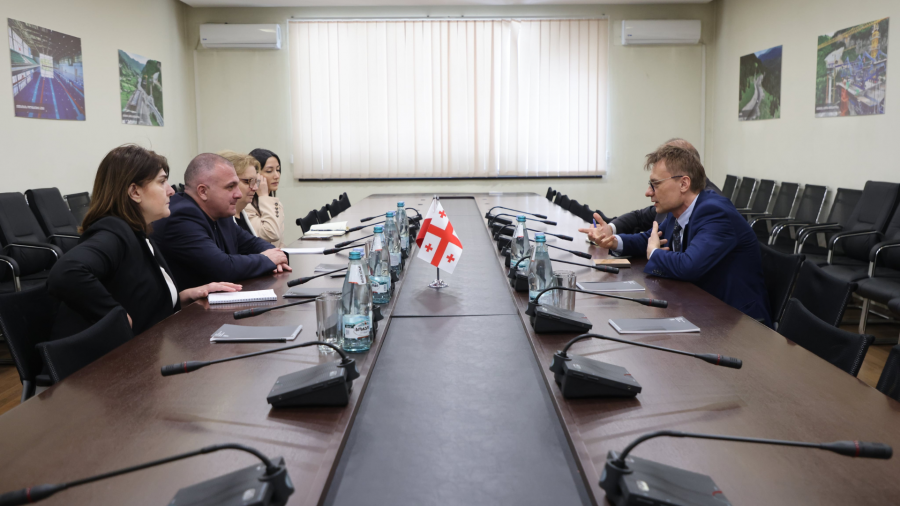 რევაზ სოხაძე პოლონეთის მისიის ხელმძღვანელ არტურ გებალს შეხვდა