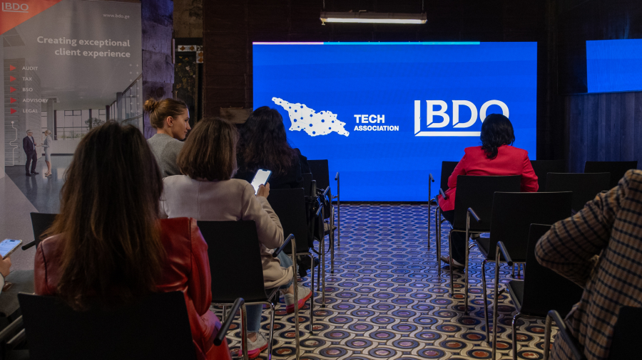 BDO-სა და Tech Association of Georgia-ს ორგანიზებით, საერთაშორისო კომპანიებისა და დამსაქმებლებისთვის პირველი სამუშაო შეხვედრა გაიმართა