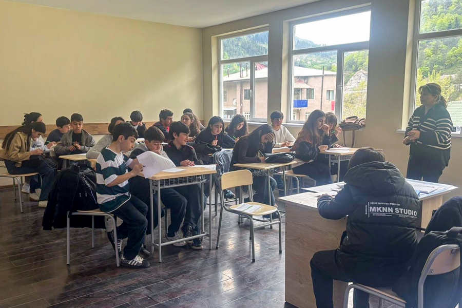 შუახევისა და ხულოს მუნიციპალიტეტების სკოლებში კლიმატის ცვლილებით გამოწვეული კატასტროფების რისკის შემცირების თემაზე ტრენინგები ჩატარდა