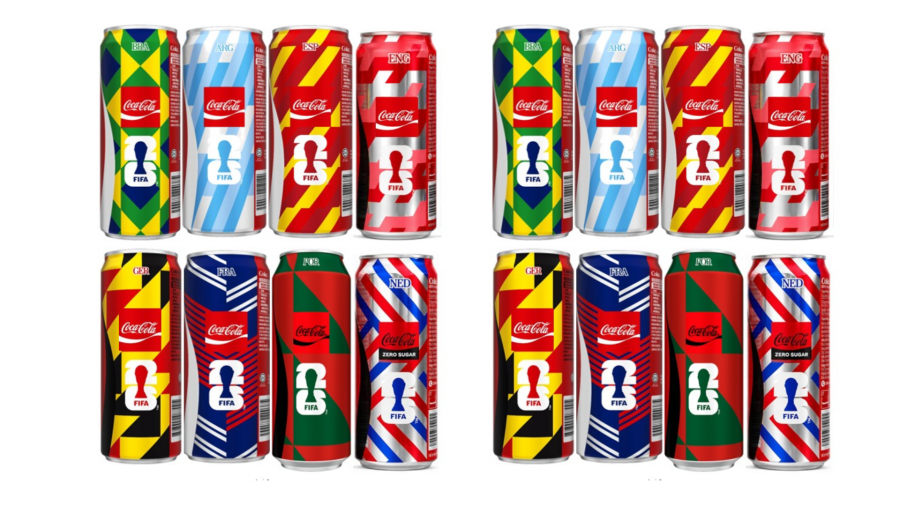 Coca-Cola x FIFA World Cup - მსოფლიო ჩემპიონატში მონაწილე ქვეყნების დროშები კოკა-კოლას საკოლექციო ქილებზე