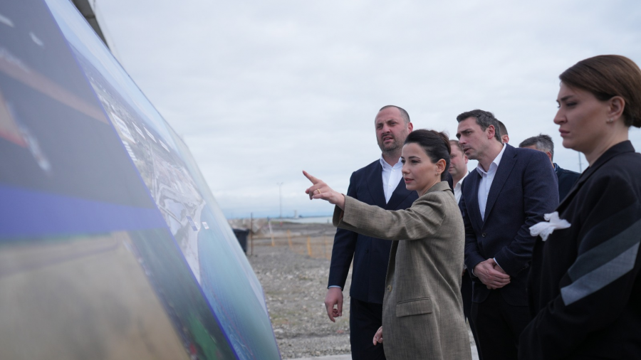 Georgian Economy Minister highlights strategic importance of Anaklia Port as construction starts