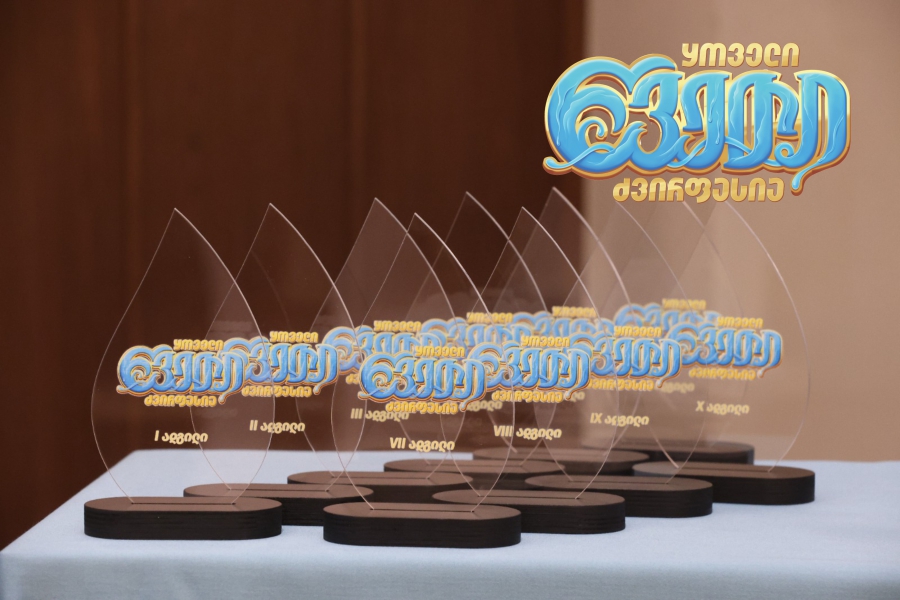 Aqualia-მ და ჯივიპიმ მასშტაბური საგანმანათლებლო კამპანია „ყოველი წვეთი ძვირფასია“ შეაჯამა და გამარჯვებულები დააჯილდოვა