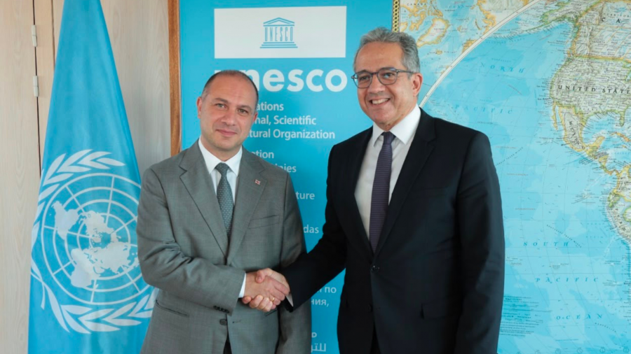 გივი მიქანაძემ პარიზში UNESCO-ს გენერალურ დირექტორთან განათლების სფეროში თანამშრომლობის გაძლიერების საკითხები განიხილა