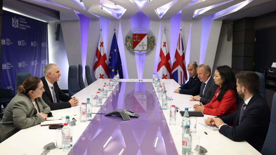 ფინანსთა მინისტრი ლაშა ხუციშვილი ლონდონის საფონდო ბირჟის ჯგუფის (London Stock Exchange Group) ევროპის განყოფილების პირველადი ბაზრების ხელმძღვანელს შეხვდა