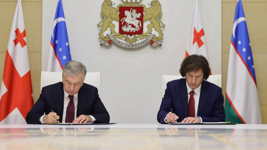 საქართველოსა და უზბეკეთის რესპუბლიკას შორის სტრატეგიული პარტნიორობის შეთანხმება გაფორმდა