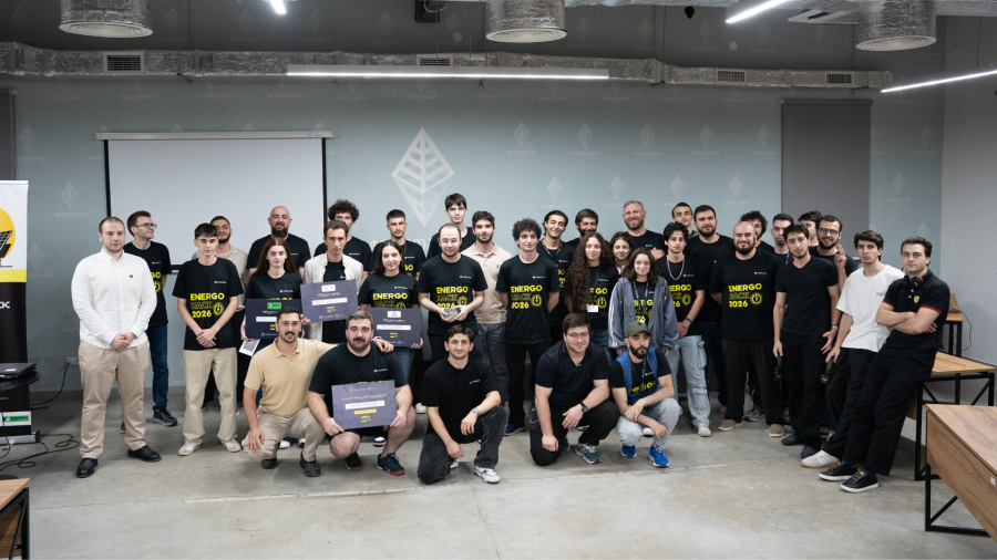 ინოვაციების და ტექნოლოგიების სააგენტოს ორგანიზებით, კასპის ტექნოპარკმა ჰაკათონს „ENERGOHACK 2026” უმასპინძლა