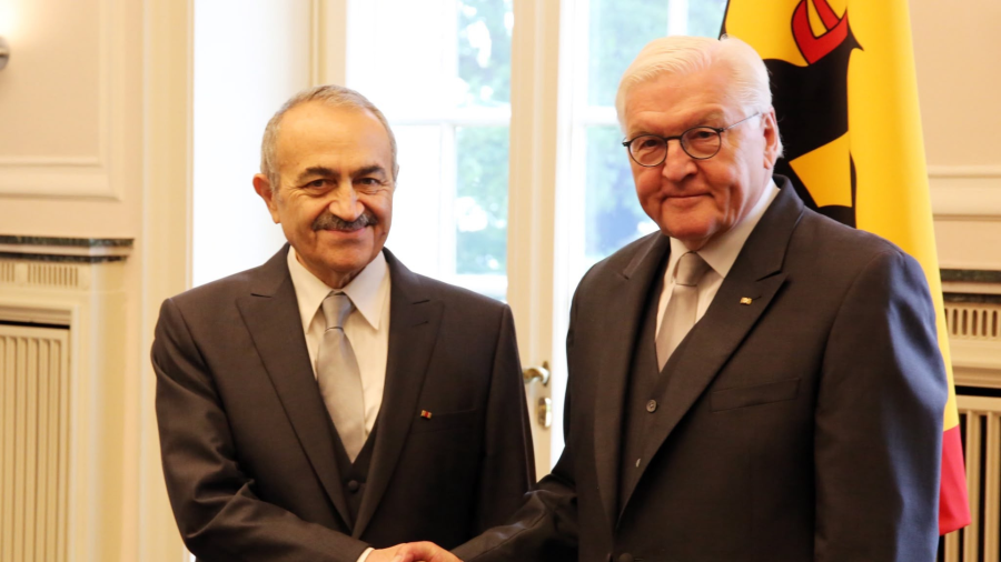 Georgia’s Ambassador Alexander Kartozia presents credentials to German President