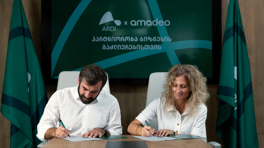 არდი და Amadeo იწყებენ პარტნიორობას ბიზნესების ფინანსური მართვის გასაძლიერებლად
