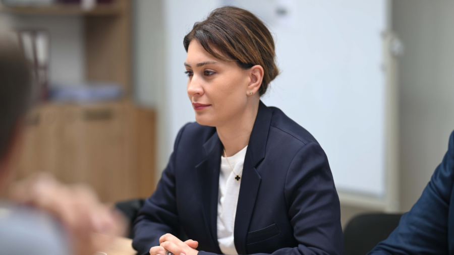 თამარ იოსელიანი კომპანია Jan De Nul N.V.-ის საქართველოს ფილიალის დირექტორს შეხვდა, სადაც ანაკლიის ღრმაწყლოვანი ნავსადგურის სამშენებლო სამუშაოების მიმდინარეობაზე იმსჯელეს