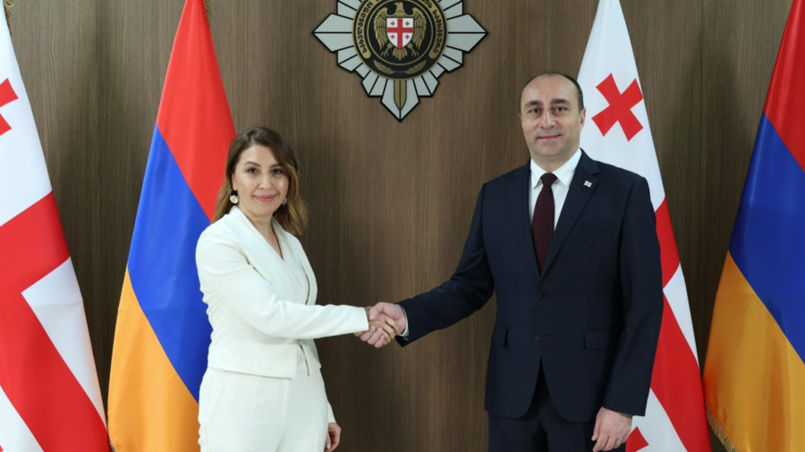 სახელმწიფო უსაფრთხოების სამსახურის უფროსმა გეკა გელაძემ სომხეთის რესპუბლიკის საგარეო დაზვერვის სამსახურის უფროს ქრისტინე გრიგორიანს უმასპინძლა