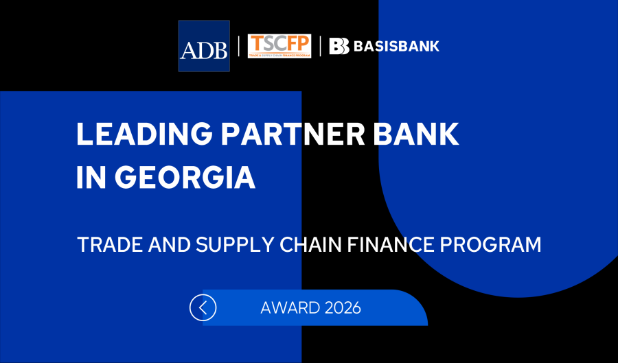 Basisbank Named Georgia’s Leading Partner Bank at ADB Annual Awards