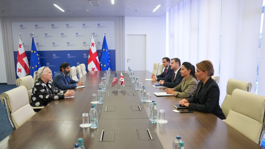 მარიამ ქვრივიშვილმა საქართველოში ამერიკის შეერთებული შტატების ახლადდანიშნულ საქმეთა დროებით რწმუნებულთან, კორტნი ოსტრიანთან გაცნობითი შეხვედრა გამართა