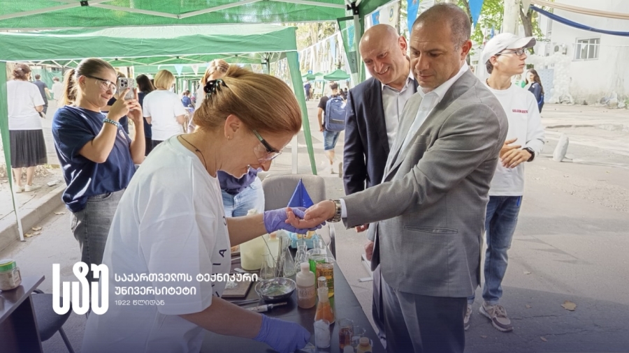 საქართველოს ტექნიკურმა უნივერსიტეტმა მეცნიერების რეგიონულ ფესტივალში „მეცნიერება საქართველოს რეგიონების განვითარებისთვის – 2026“ აქტიური მონაწილეობა მიიღო