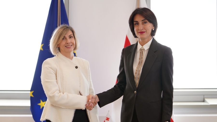 მაკა ბოჭორიშვილმა გაცნობითი შეხვედრა გამართა საქართველოში საბერძნეთის რესპუბლიკის ახლადდანიშნულ ელჩთან სოტირია თეოჰარიდისთან