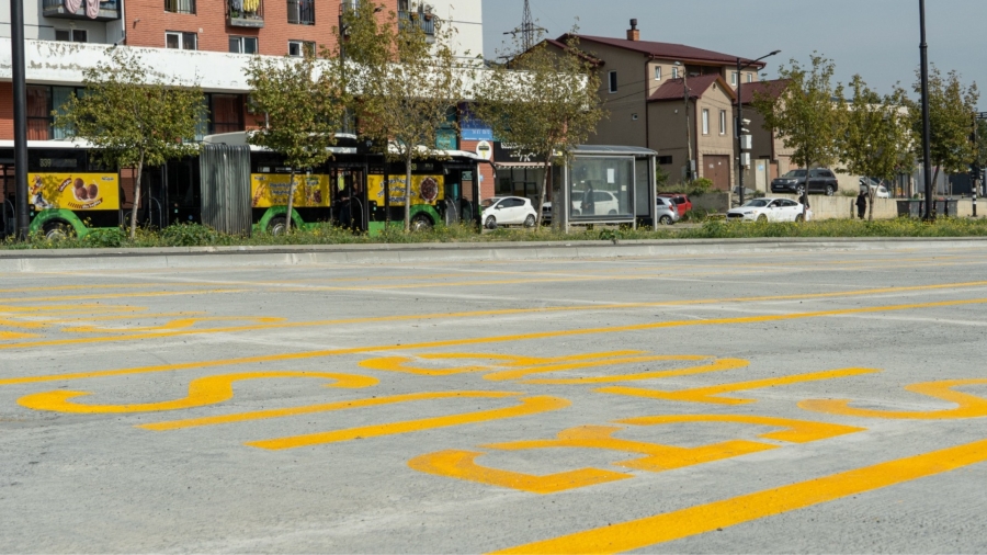 იუსტიციის სახლის გლდანის ფილიალთან საზოგადოებრივი ტრანსპორტის ბოლო გაჩერება მოეწყო