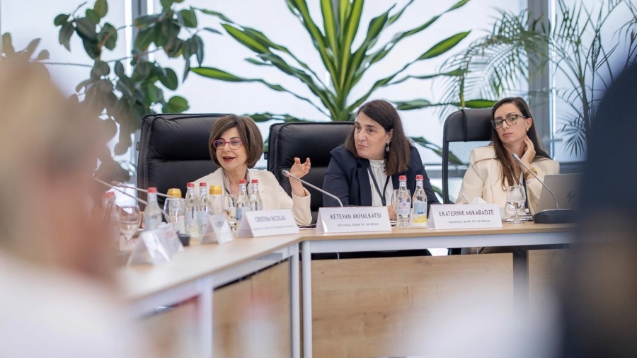Ekaterine Mikabadze shares Georgia’s experience at the OECD International Conference on Financial Education