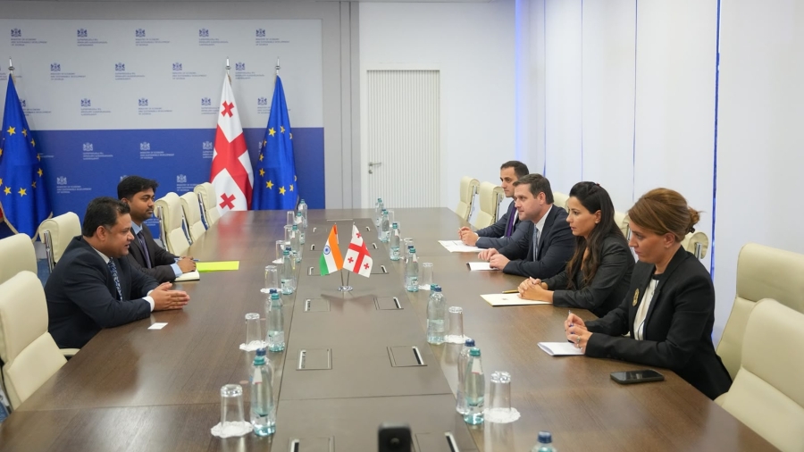 ეკონომიკისა და მდგრადი განვითარების მინისტრმა, მარიამ ქვრივიშვილმა საქართველოში ინდოეთის ელჩთან გაცნობითი შეხვედრა გამართა