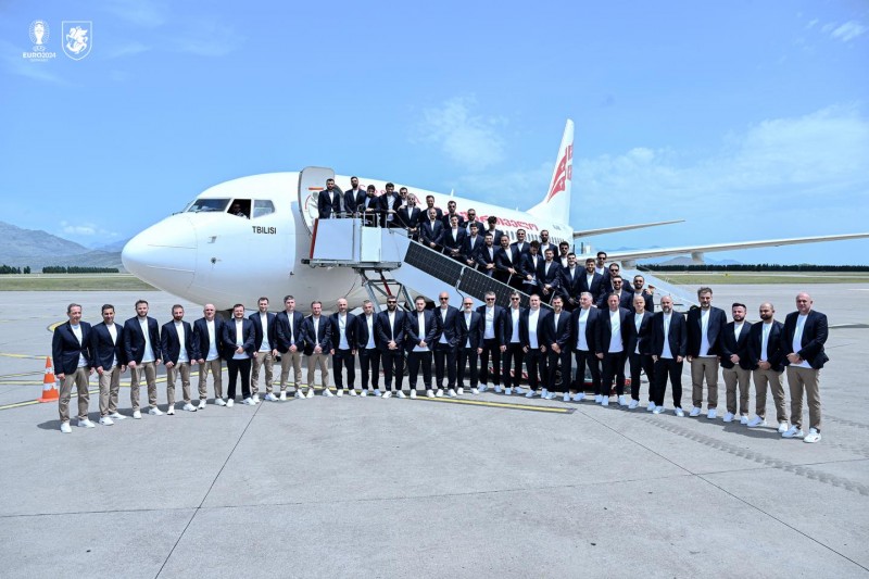 Euro 2024-ში მონაწილეობის მისაღებად საქართველოს საფეხბურთო ნაკრები გერმანიაში Georgian Airways-მა ჩაიყვანა 