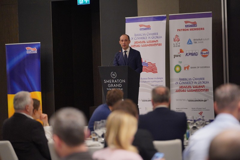 ლევან დავითაშვილი: „მზად ვართ ყველაფერი გავაკეთოთ, რათა აშშ-სთან ჩვენი პარტნიორობა ხარისხობრივად ახალ დონეზე ავიყვანოთ და გავაღრმავოთ სავაჭრო და საინვესტიციო კავშირები